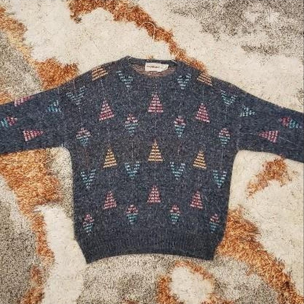 McGregor Retro 80s  Crewneck Knit Sweater